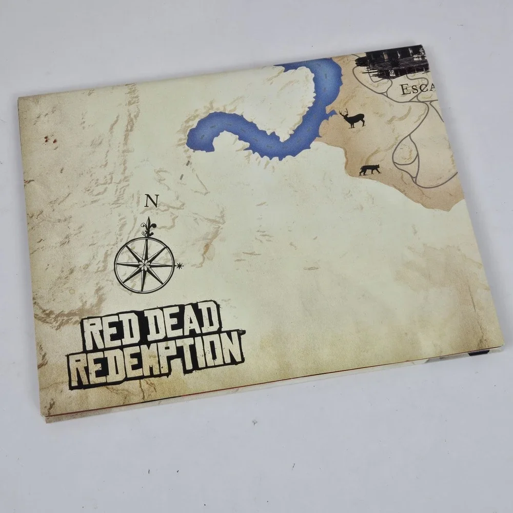 Red Dead Redemption Sony Playstation 3 in‎ Case with Mint Map/Poster & MINT DISC